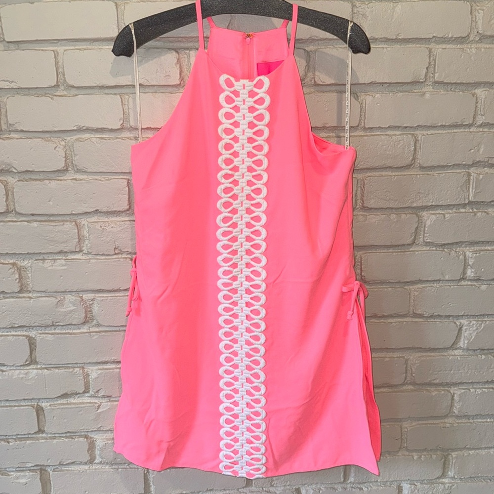 Lilly Pulitzer pearl romper in Lilly’s coral size 8 New!